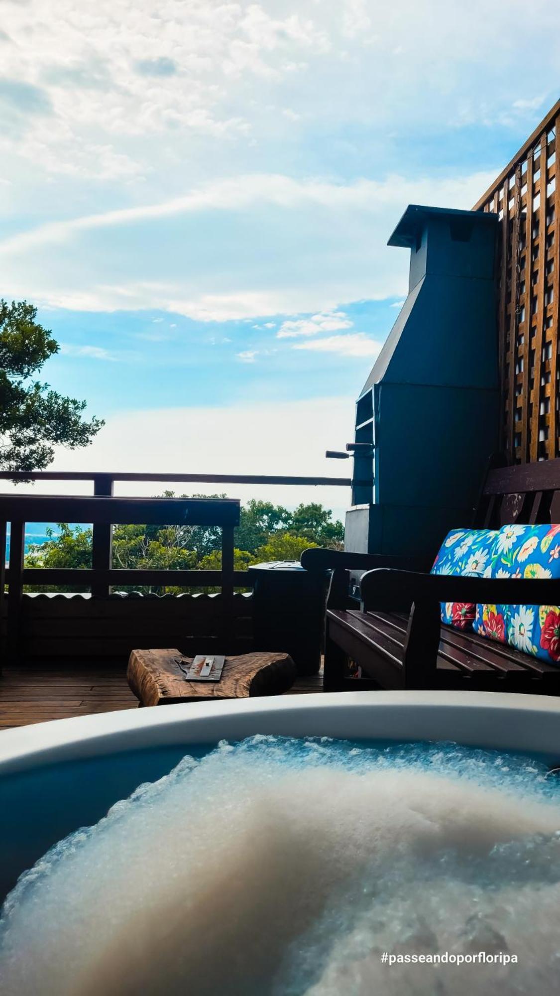 Loft Com Lago Hidro E Vista Para O Mar フロリアノポリス エクステリア 写真